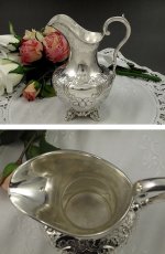 画像5: ヴィクトリア時代後期 ハンドチェイスド（手彫り）　つぼみの摘み　ティーセット (5)