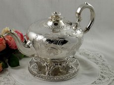 画像5: ヴィンテージ 透かし細工 ティーポットスタンド (5)