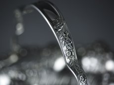 画像3: ヴィクトリアン　/エドウォーディアン　オーバル透かし細工とエンボスのケーキ　バスケット (3)