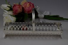 画像2: 透かし細工  シルバープレート ビスケットトレイ (2)