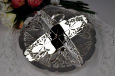 画像1: ヴィンテージ 透かし細工　サンドイッチトレイ (1)