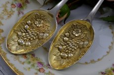 画像4: ヴィクトリアン　ヴェネチアンパターン　ベリースプーン（サービングスプーン）2本セット (4)