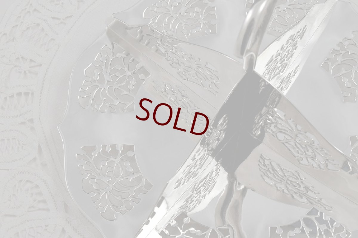 画像3: ヴィンテージ 透かし細工 サンドイッチトレイ (3)