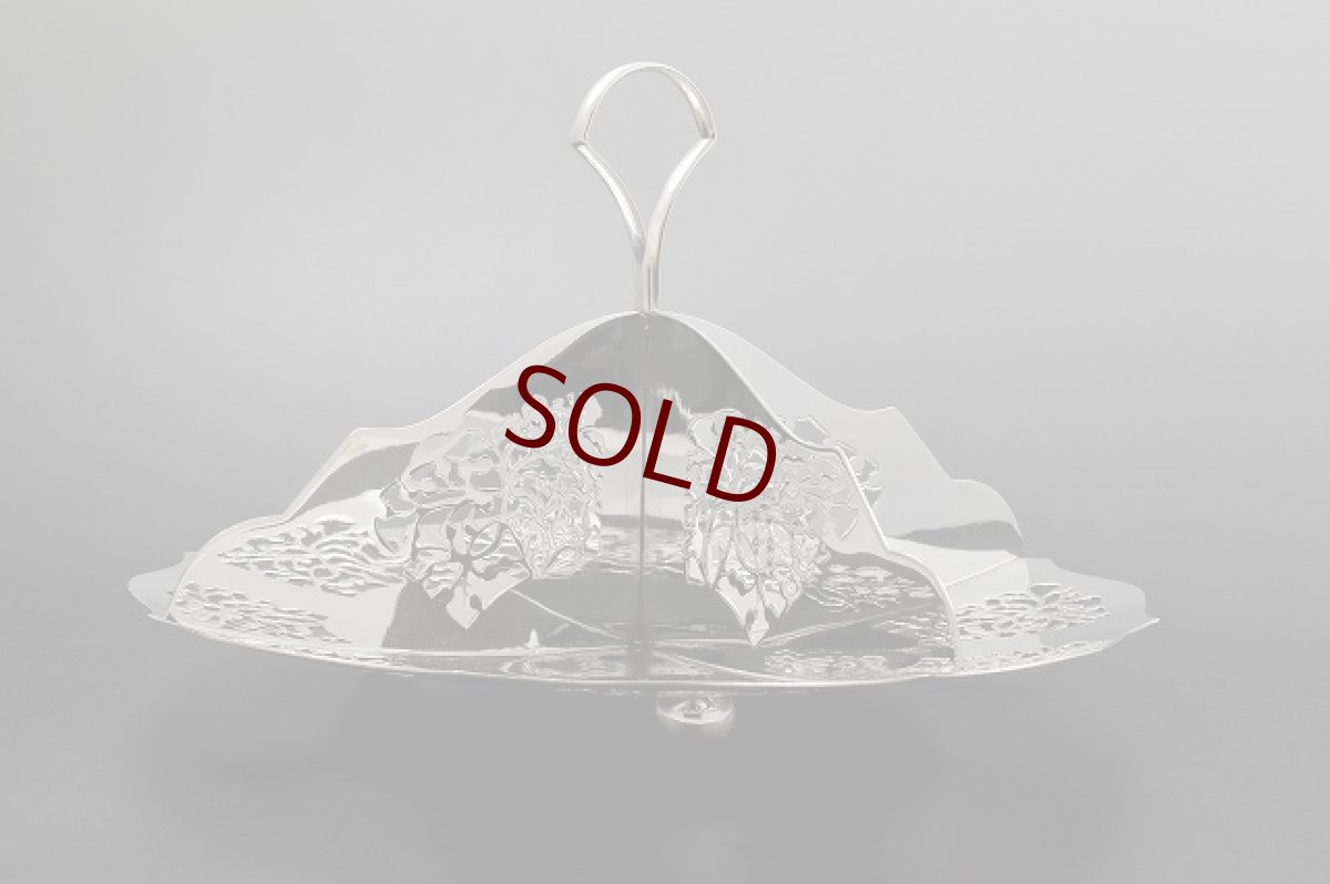 画像5: ヴィンテージ 透かし細工 サンドイッチトレイ (5)