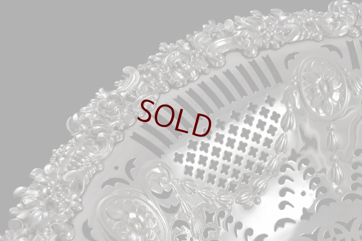 画像3: 1912年－31年 カーストボーダーとピアッシングが素晴らしいコンポート (3)