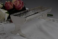 画像3: 珍しい透かし細工　ハンドルなし　ビスケットトレイ (3)