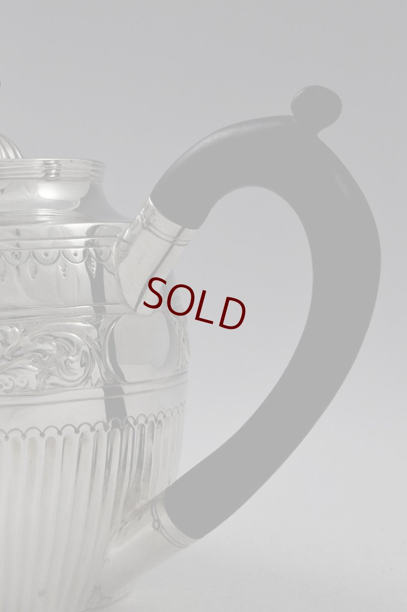 画像6: 純銀製（925）　1884年　クイーンアンスタイル　バッチェラーサイズ　ティーセット (6)