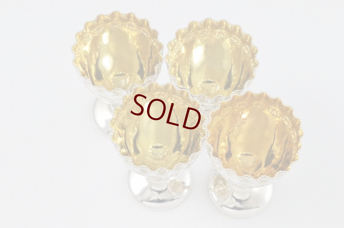 画像6: ヴィクトリアン 中期ー後期　シルバープレート　エッグスタンド&スプーンセット (6)