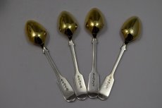 画像8: ヴィクトリアン 中期ー後期　シルバープレート　エッグスタンド&スプーンセット (8)