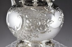 画像10: 特級品 ヴィクトリアン　ロココ Martin, Hall & Co. 、ティーケトル＆スタンド (10)