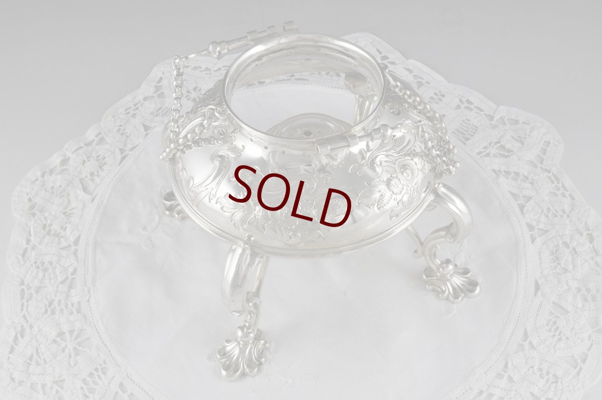 画像15: 特級品 ヴィクトリアン　ロココ Martin, Hall & Co. 、ティーケトル＆スタンド (15)