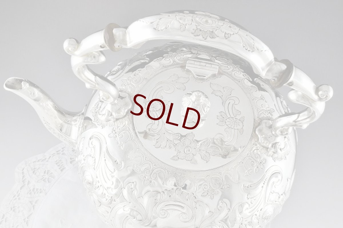 画像12: 特級品 ヴィクトリアン　ロココ Martin, Hall & Co. 、ティーケトル＆スタンド (12)