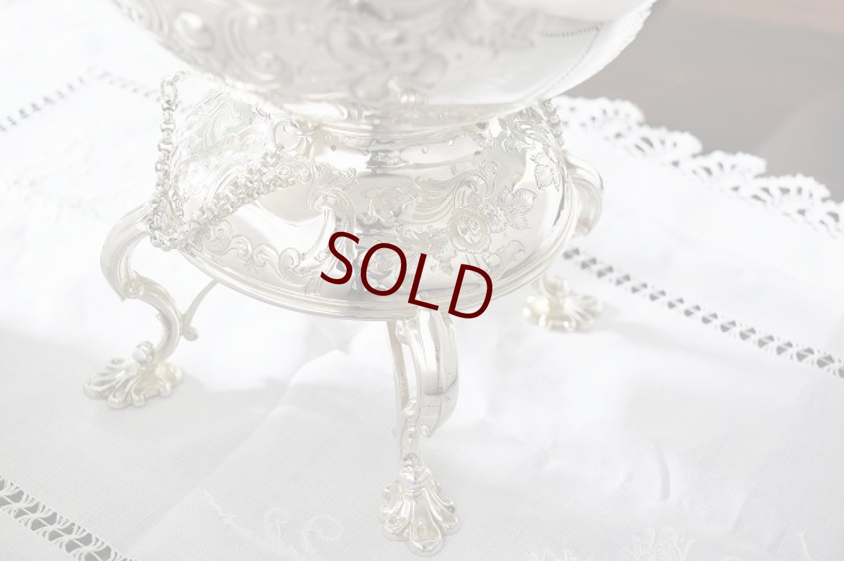 画像4: 特級品 ヴィクトリアン　ロココ Martin, Hall & Co. 、ティーケトル＆スタンド (4)