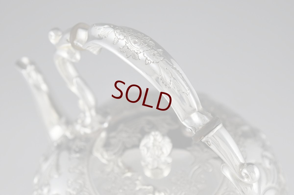 画像14: 特級品 ヴィクトリアン　ロココ Martin, Hall & Co. 、ティーケトル＆スタンド (14)