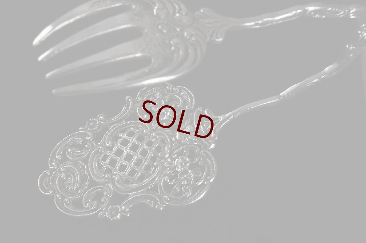 画像4: 純銀(800)　お花の透かし細工　ペイストリートング (4)