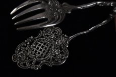 画像4: 純銀(800)　お花の透かし細工　ペイストリートング (4)