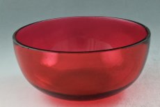 画像6: ヴィクトリアン お花と葉の鋳金 透かし細工　クランベリーグラス　シュガーバスケット (6)