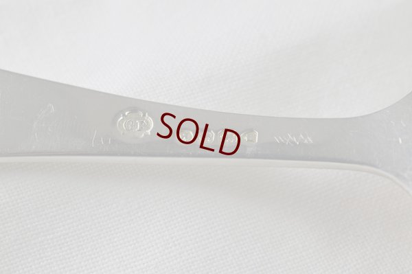 画像6: １８７２年純銀製（９２５）　金鍍金　シュガーシフタースプーン