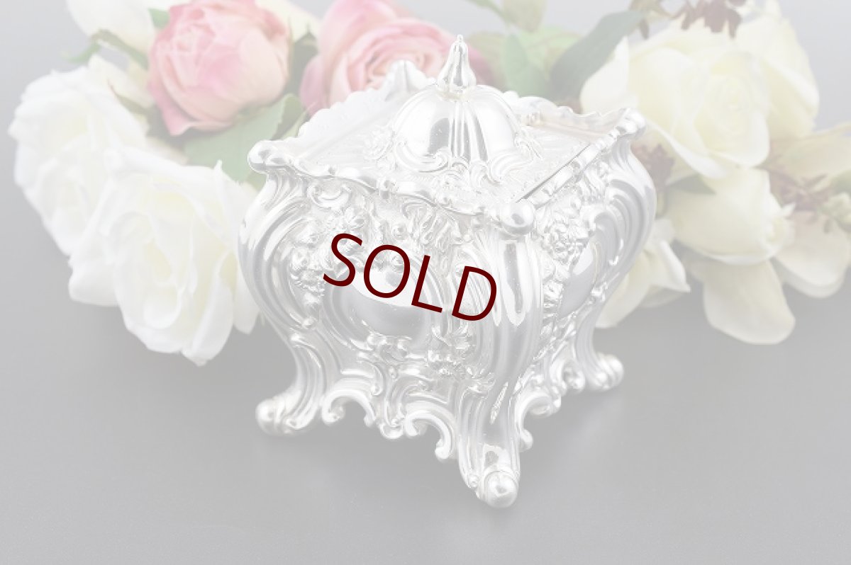 画像1: ヴィクトリア時代後期　ヴィクトリアンロココ　ティーキャディー (1)