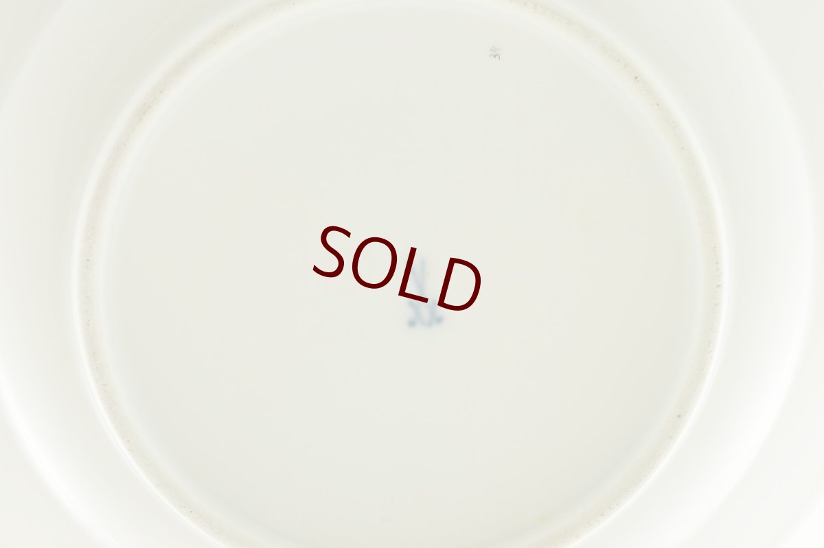 画像5: 1880年　マイセン　散らし小花　（スカッタードフラワー）　ディナープレート　5 (5)