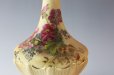 画像4: 1916年　ロイヤルウスター　ブラッシュアイボリー　赤・ピンク・青小花　花瓶