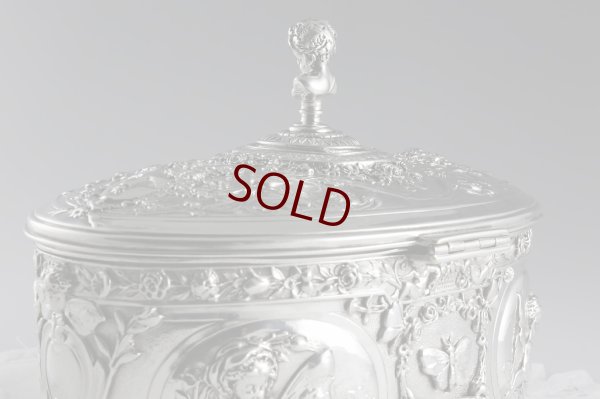 画像14: ヴィクトリアン　1862年　特級　エルキントン　エンジェルのティーキャディー