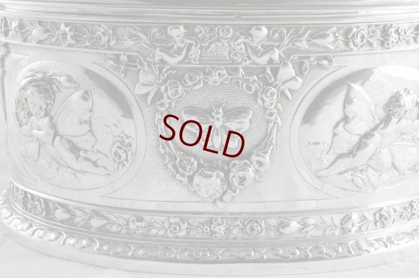 画像9: ヴィクトリアン　1862年　特級　エルキントン　エンジェルのティーキャディー