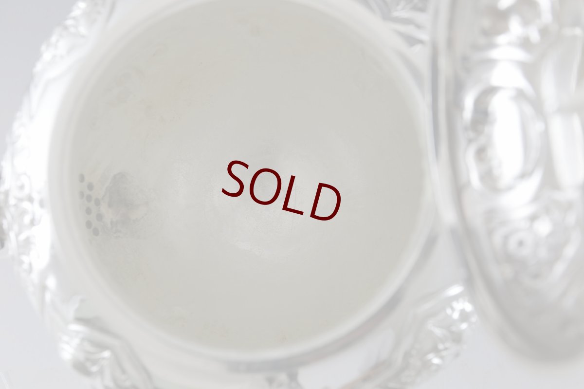 画像8: ヴィクトリアン シルバープレート ネオクラシカル/ロココスタイル　ティーセット (8)