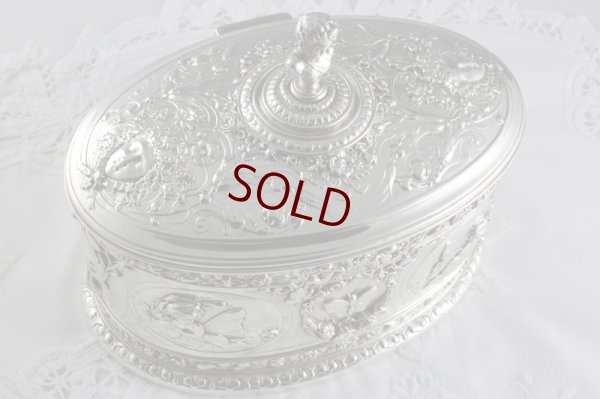 画像5: ヴィクトリアン　1862年　特級　エルキントン　エンジェルのティーキャディー