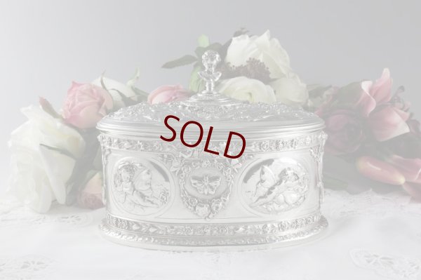 画像3: ヴィクトリアン　1862年　特級　エルキントン　エンジェルのティーキャディー