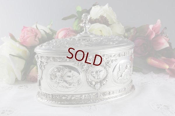 画像2: ヴィクトリアン　1862年　特級　エルキントン　エンジェルのティーキャディー