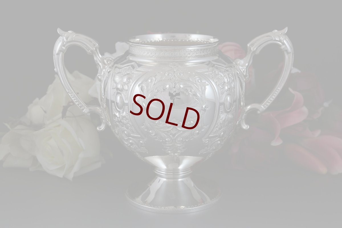 画像12: ヴィクトリアン シルバープレート ネオクラシカル/ロココスタイル　ティーセット (12)