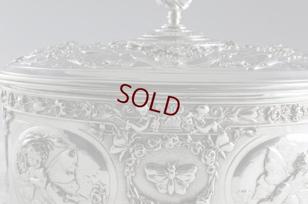 画像12: ヴィクトリアン　1862年　特級　エルキントン　エンジェルのティーキャディー