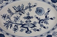 画像4: ヴィンテージ　マイセン　ブルーオニオン　サービングディッシュ　48.7cm (4)