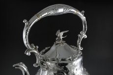 画像4: 特級品　１８８７年　Mappin & Webb マッピン&ウェッブ　ティーケトル&スタンド (4)