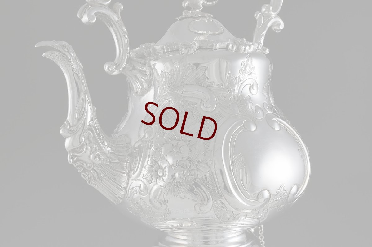 画像6: 特級品　１８８７年　Mappin & Webb マッピン&ウェッブ　ティーケトル&スタンド (6)