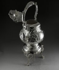 画像12: 特級品　１８８７年　Mappin & Webb マッピン&ウェッブ　ティーケトル&スタンド (12)