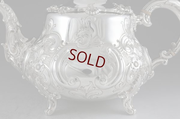 画像5: 特級品 1887年 Mappin & Webb マッピン&ウェッブ　ヴィクトリアン ロココ　ルイスタイル　ティーコーヒー　4点セット