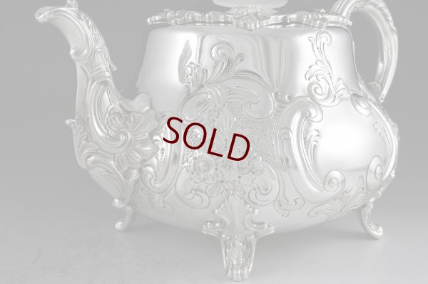 画像3: 特級品 1887年 Mappin & Webb マッピン&ウェッブ　ヴィクトリアン ロココ　ルイスタイル　ティーコーヒー　4点セット