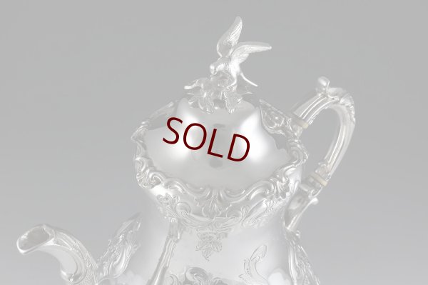 画像13: 特級品 1887年 Mappin & Webb マッピン&ウェッブ　ヴィクトリアン ロココ　ルイスタイル　ティーコーヒー　4点セット