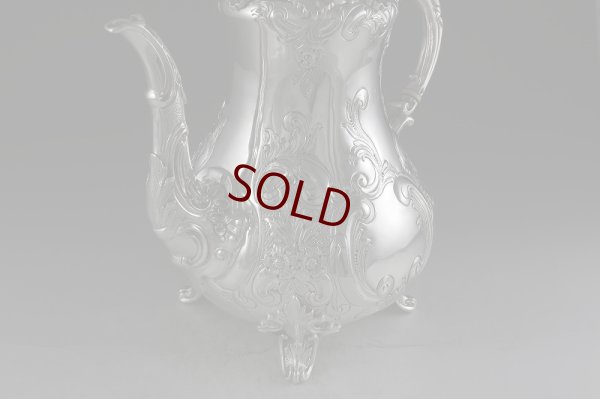 画像11: 特級品 1887年 Mappin & Webb マッピン&ウェッブ　ヴィクトリアン ロココ　ルイスタイル　ティーコーヒー　4点セット