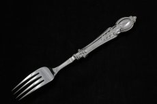 画像10: ヴィクトリアン　手彫りスクロール　ケーキサービングナイフ&フォーク (10)