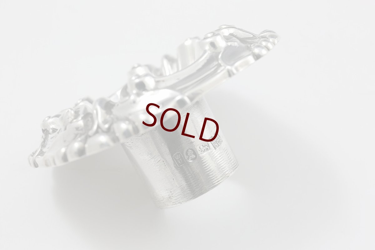 画像10: 特級　純銀製（925）1823年　ロココ　キャンドルスタンド　2組セット (10)