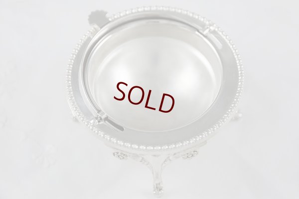 画像6: ヴィンテージ　シルバープレート　ドーム型　バターディッシュ