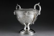 画像10: ヴィクトリアン シルバープレート ネオクラシカル/薔薇とお花のガーランド　ティーセット  (10)