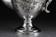 画像6: ヴィクトリアン シルバープレート ネオクラシカル/薔薇とお花のガーランド　ティーセット  (6)