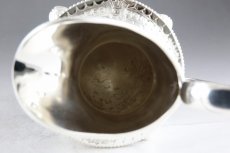 画像13: ヴィクトリアン シルバープレート ネオクラシカル/薔薇とお花のガーランド　ティーセット  (13)