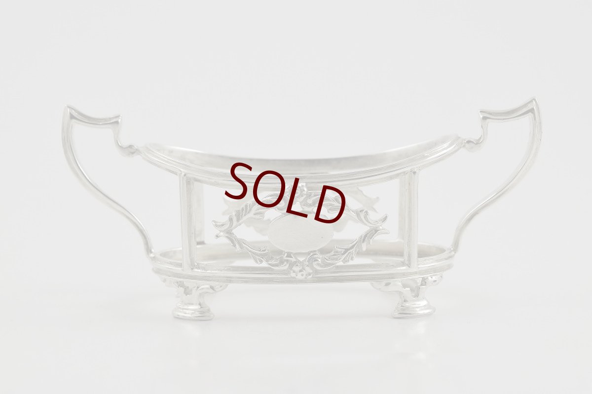 画像9: 純銀（925）1912年 　優美　ソルト　4点セット (9)