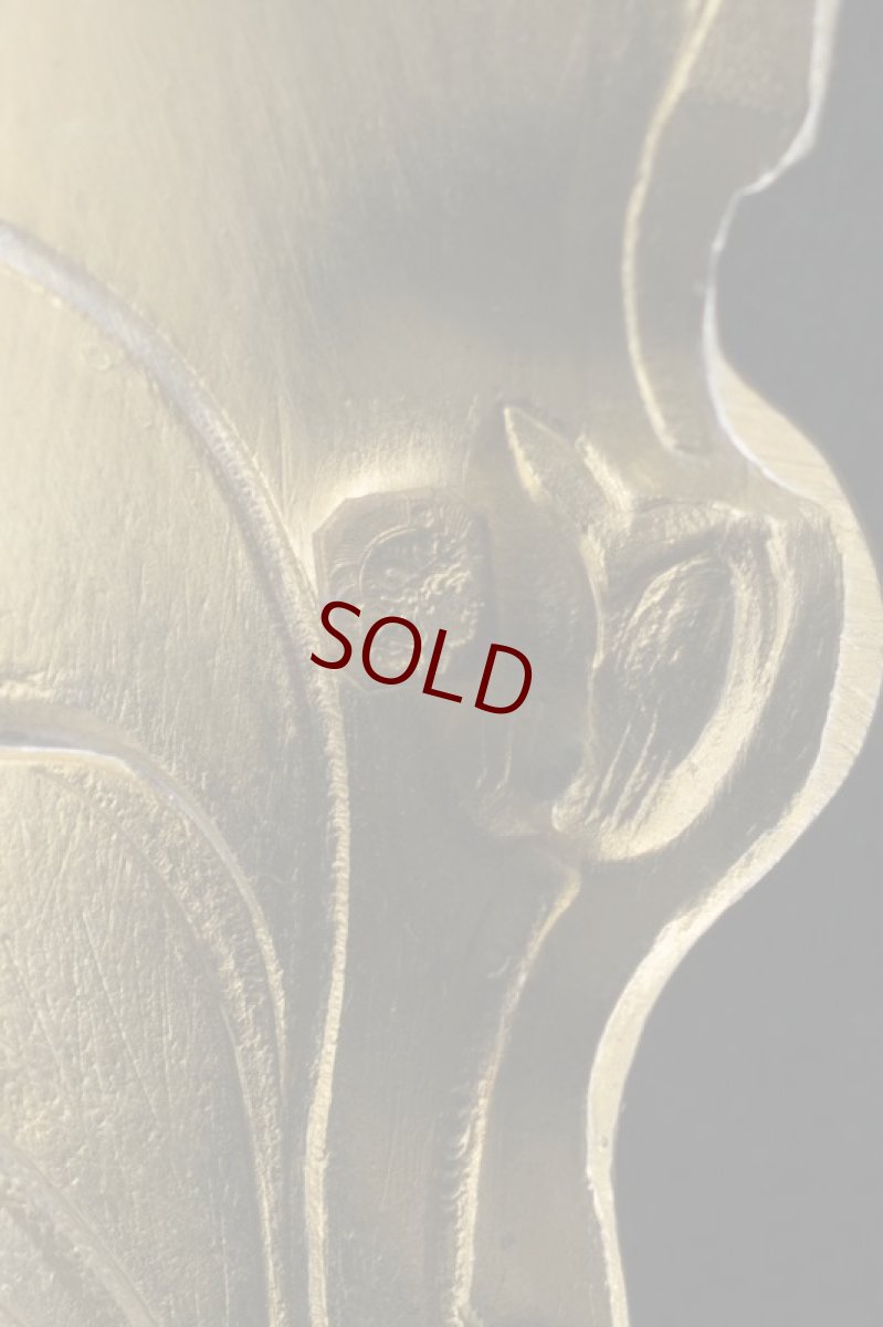 画像6: 純銀製（９５０）フランス　アールヌーボー ヴェルメイユ　ジャムスプーンセット (6)