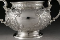 画像5: Martin, Hall & Co. ヴィクトリアンロココ　ハンドチェイシング　シュガーポット/ローズボウル (5)